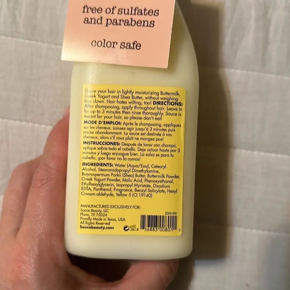 sauce beauty 10oz Creamy House Dressing Moisturizing Conditioner